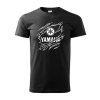vyrp14 385Panske Tricko Motorkarske moto YAMAHA 015 cierne tricko pre motorkara darcek tricko na motorku s logom yamaha r1 r6 fzr fazer fjr yzf super tenere mt tmax ripped potrhane 03