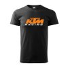 vyrp12 338Panske Tricko Motorkarske moto KTM 002 cierne tricko pre motorkara darcek tricko na motorku s logom ktm racing duke superduke adventure exc sm sx sx f 03