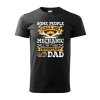 vyrp15 714Panske Tricko pre otcov otca den otcov 042 cierne some people call me mechanic the most important call me dad tatko otec ocko darcek pre otca ku dnu otcov otcovske tricko 03