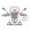plexi štít kouřový pro modely s ACC WUNDERLICH Marathon PRO pro BMW R 1300 GS / R 1300 GS Adventure (23 - )