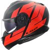 moto přilba LS2 FF908 STROBE II CODE MATT BLACK RED