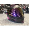 moto přilba SCORPION EXO-1400 EVO CARBON AIR KYDRA černo/růžová