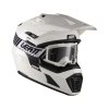 enduro přilba LEATT ADV 7.5 Kit s brýlemi 4.5 Goggle, White