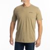 tričko KLIM HAWLEYTRI-BLEND TEE, coyote brown heather - high-rise