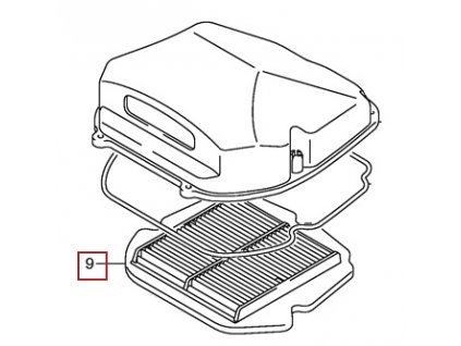 Vzduchový filtr Suzuki Gladius SFV 650