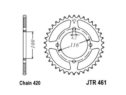 Rozeta JTR 461