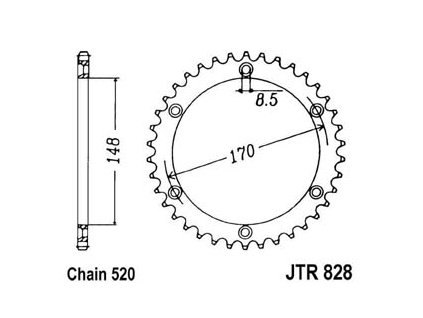 Rozeta JTR 828