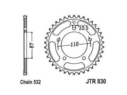 Rozeta JTR 830