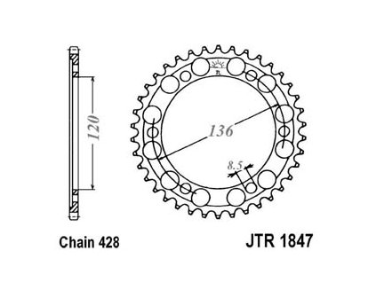 Rozeta JTR 1847