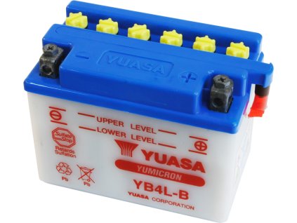 50 motobaterie yuasa yb4l b 12v 4ah s kyselinou