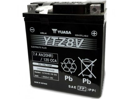 9845 motobaterie yuasa ytz8v 12v 7ah