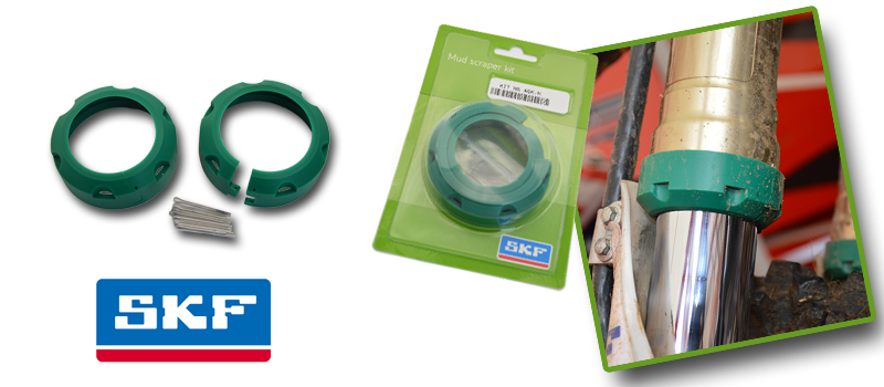 Stírací přídavné prachovky předních tlumičů