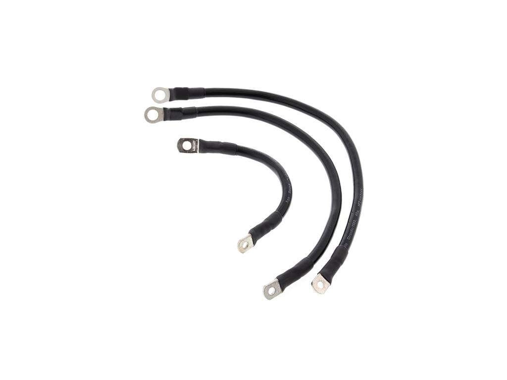 21006 all balls sada cernych kabelu baterie harley flst heritage softail 86 88 fxst softail 84