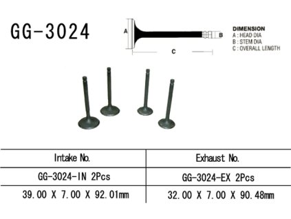 105083 versah saci ventil suzuki gs 500 e f 89 10