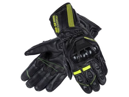 105266 kozene rukavice ozone rs600 zlute cerne sportovni rukavice m