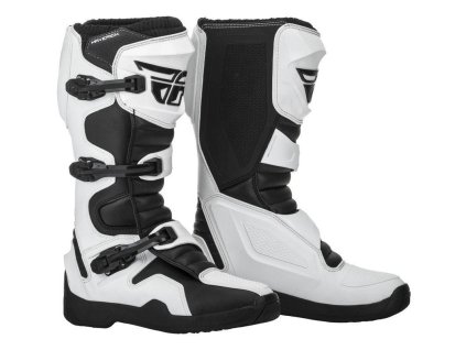 105290 fly racing maverik new cerne bile krosove boty na motorku 43