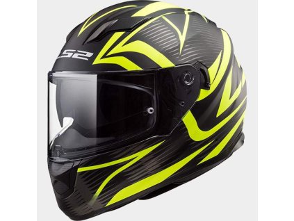 107633 ls2 ff320 stream evo jink matt black yellow integralni helma s