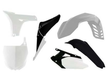 109619 racetech kompletni plasty yamaha yzf 450 10 13 barva bila cerna tabulka ya311e001