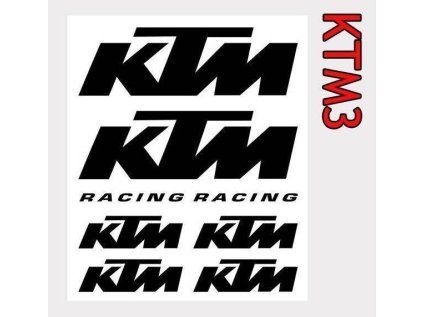 Samolepky KTM3 černé