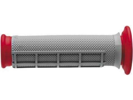 111962 renthal gripy atv dual compound waffle dvoudilne barva cervena