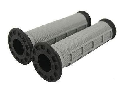 111965 renthal gripy atv kevlar dual compound half waffle blue dvoudilne barva seda cerna