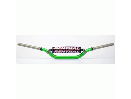 112289 renthal riditka 1 1 8 cala 28 6mm mx twinwall handlebar green cr crf 04 13 kx kxf