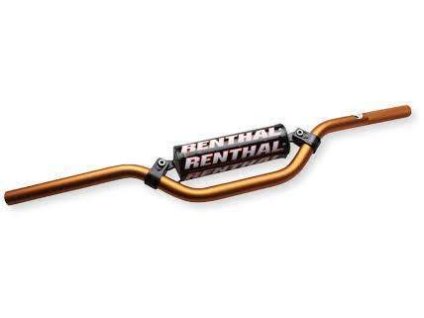 112424 renthal riditka 7 8 cala 22mm mx mini handlebar orange ktm 85 sx padded barva oran