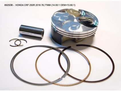 114353 wossner pist honda crf 250r 16 17 76 77mm 14 00 1 oem 13 80 1