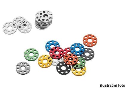 120212 accel hlinikove podlozky pod srouby m6 komplet 10 kusy prumer vnejsi 18 mm barva c