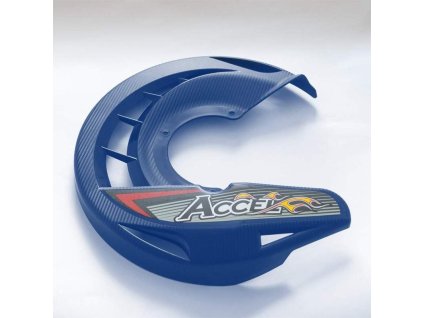 120818 accel plastova cast krytu brzdovych kotoucu do adapteru fdcm nebo krytu fdg barva modra
