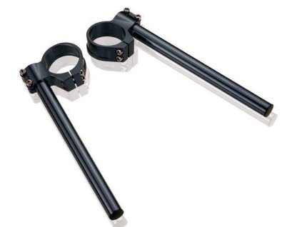 121253 accel riditka dvoudilna street clip on uchyt 46mm barva cerna