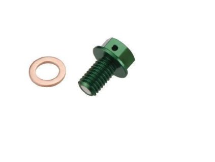 121982 accel vypustni sroub oleje barva zelena