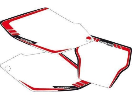 122600 blackbird nalepka startovni cislo honda crf 250 06 07 barva bila