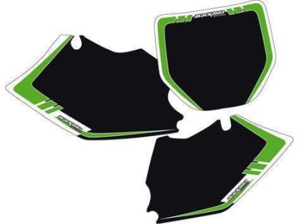 122609 blackbird nalepka startovni cislo kawasaki kx 250f 06 08 barva cerna 10