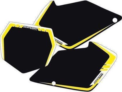 122624 blackbird nalepka startovni cislo suzuki rm z 450 08 09 barva cerna