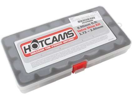 129449 hot cams podlozky ventilu sada 8 90mm od 1 72 do 2 60 co 0 05mm ktm