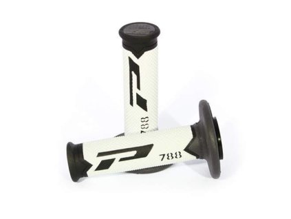 135548 progrip gripy pg788 off road 22 25mm delka 115mm barva cerna bila titanova trojdil