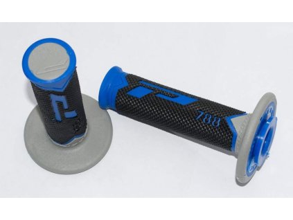 135554 progrip gripy pg788 off road 22 25mm delka 115mm barva modra seda cerna trojdilne