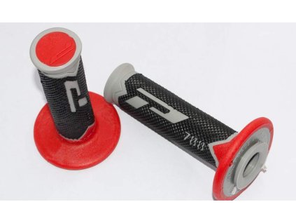 135584 progrip gripy pg788 off road 22 25mm delka 115mm barva seda cervena cerna trojdiln