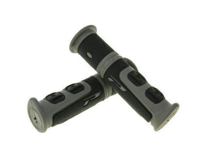 135839 progrip gripy pg964 atv jet ski mtb 22 22mm delka 120mm barva seda cerna 964 187 p