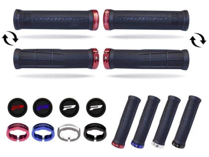 135848 progrip gripy pg995 atv jet ski mtb 22 22mm delka 120mm barva cerna s cernou konco