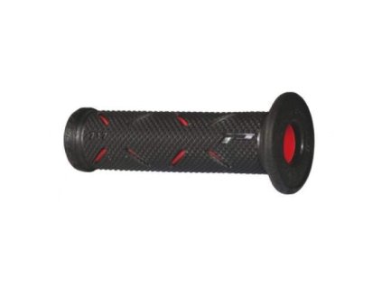 135887 progrip gumove gripy rukojeti pg717 road 22 25mm delka 122mm barva cerna cervena d