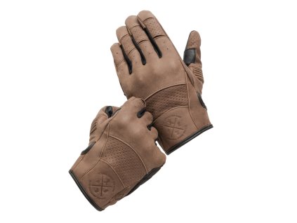 137027 broger california vintage hnede kozene rukavice xl