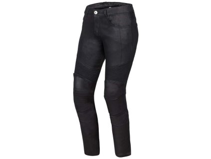 137741 ozone roxy lady waxed cerne damske jeans kevlarove kalhoty 2430