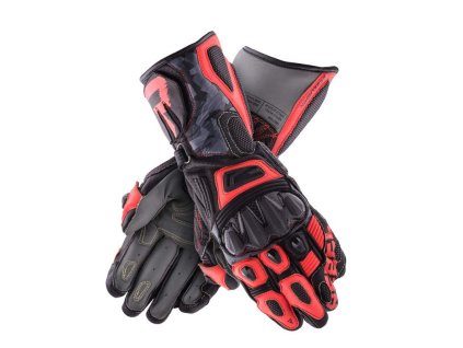 138035 rebelhorn rebel cerne camo fluo cervene kozene rukavice s