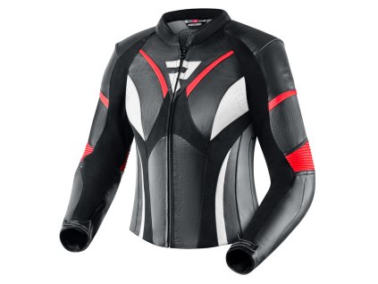 138599 rebelhorn rebel lady cerna fluo cervena bila damska kozena bunda 38