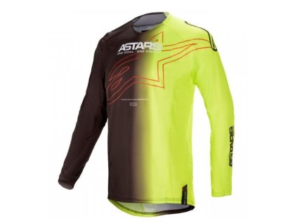 144944 alpinestars techstar phantom 2021 dres cerna zluta fluo cervena l