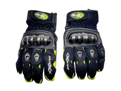 145172 maxx nf 4138 letni rukavice cerne zlute 4xl