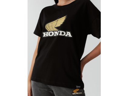 146585 diverse extreme team honda retro triko damske hnd l0622 barva cerna xs