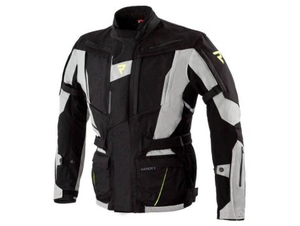 147362 rebelhorn hardy ii seda cerna fluo zluta textilni bunda 7xl